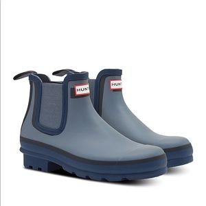 Hunter Blue Men's Rain & Snow Boots